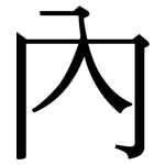 內: Serifenschrift (Songti/Mingti)