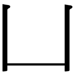 凵: Serifenschrift (Songti/Mingti)