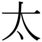 太: Serifenschrift (Songti/Mingti)