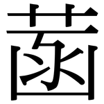 菡: Serifenschrift (Songti/Mingti)