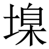 㙞: Serifenschrift (Songti/Mingti)