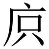 㡶: Serifenschrift (Songti/Mingti)
