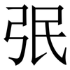㢯: Serifenschrift (Songti/Mingti)