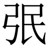 㢯: Serifenschrift (Songti/Mingti)