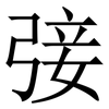 㢺: Serifenschrift (Songti/Mingti)