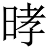 㫴: Serifenschrift (Songti/Mingti)