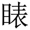 䁃: Serifenschrift (Songti/Mingti)