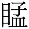 䁅: Serifenschrift (Songti/Mingti)