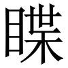 䁋: Serifenschrift (Songti/Mingti)