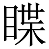 䁋: Serifenschrift (Songti/Mingti)