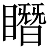 䁮: Serifenschrift (Songti/Mingti)