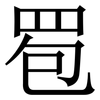 䍖: Serifenschrift (Songti/Mingti)