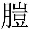 䐩: Serifenschrift (Songti/Mingti) 䐩: Serifenschrift (Songti/Mingti)