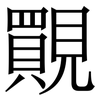 䚑: Serifenschrift (Songti/Mingti) 䚑: Serifenschrift (Songti/Mingti)