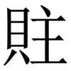 䝬: Serifenschrift (Songti/Mingti) 䝬: Serifenschrift (Songti/Mingti)