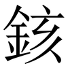 䤤: Serifenschrift (Songti/Mingti)