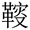 䩳: Serifenschrift (Songti/Mingti)