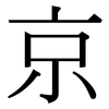 京: Serifenschrift (Songti/Mingti) 京: Serifenschrift (Songti/Mingti)