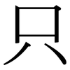 只: Serifenschrift (Songti/Mingti)