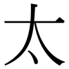 太: Serifenschrift (Songti/Mingti)
