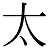 太: Serifenschrift (Songti/Mingti)