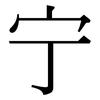 宁: serif (Songti/Mingti) 宁: serif (Songti/Mingti)