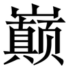 巅: Serifenschrift (Songti/Mingti)