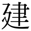 建: serif (Songti/Mingti) 建: serif (Songti/Mingti)