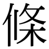 條: Serifenschrift (Songti/Mingti) 條: Serifenschrift (Songti/Mingti)