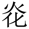 炛: Serifenschrift (Songti/Mingti) 炛: Serifenschrift (Songti/Mingti)