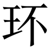 环: Serifenschrift (Songti/Mingti) 环: Serifenschrift (Songti/Mingti)