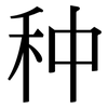 种: serif (Songti/Mingti) 种: serif (Songti/Mingti)
