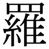 羅: Serifenschrift (Songti/Mingti)