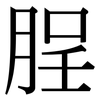 脭: Serifenschrift (Songti/Mingti) 脭: Serifenschrift (Songti/Mingti)