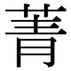 菁: Serifenschrift (Songti/Mingti)