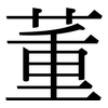 董: Serifenschrift (Songti/Mingti)