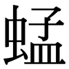 蜢: Serifenschrift (Songti/Mingti)