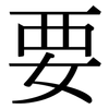 要: serif (Songti/Mingti) 要: serif (Songti/Mingti)