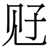 觃: Serifenschrift (Songti/Mingti) 觃: Serifenschrift (Songti/Mingti)