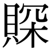 賝: Serifenschrift (Songti/Mingti)