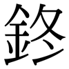 鉖: Serifenschrift (Songti/Mingti)