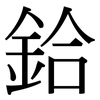 鉿: Serifenschrift (Songti/Mingti)
