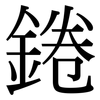 錈: Serifenschrift (Songti/Mingti) 錈: Serifenschrift (Songti/Mingti)