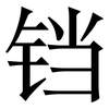 铛: Serifenschrift (Songti/Mingti)