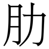 肋