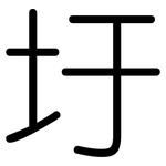 圩: Gerundet