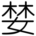 婪: Gerundet