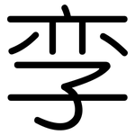孪: Gerundet