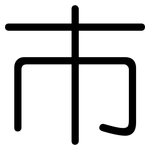 巿: Gerundet