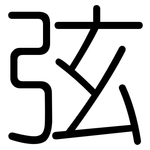 弦: Gerundet